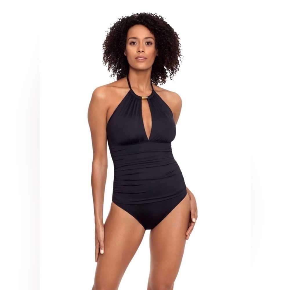 LAUREN Ralph Lauren
Beach Club Solid High Neck One-Piece